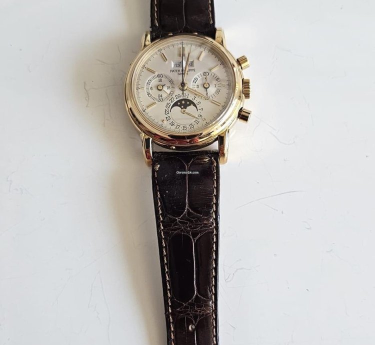 Patek Philippe Perpetual Calendar Chronograph 3971 Yellow Gold Very Rare Full Set