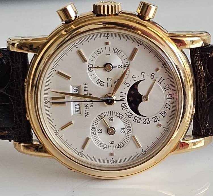 Patek Philippe Perpetual Calendar Chronograph 3971 Yellow Gold Very Rare Full Set