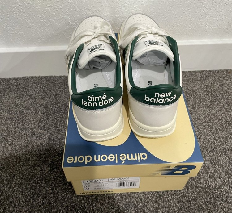 Aime Leon Dore New Balance T500 White Green 10