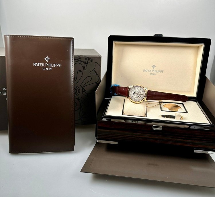 Patek Philippe Perpetual Calendar Chronograph 41mm Ewiger Kalender Mondphase Ref 5270j De Auslieferung