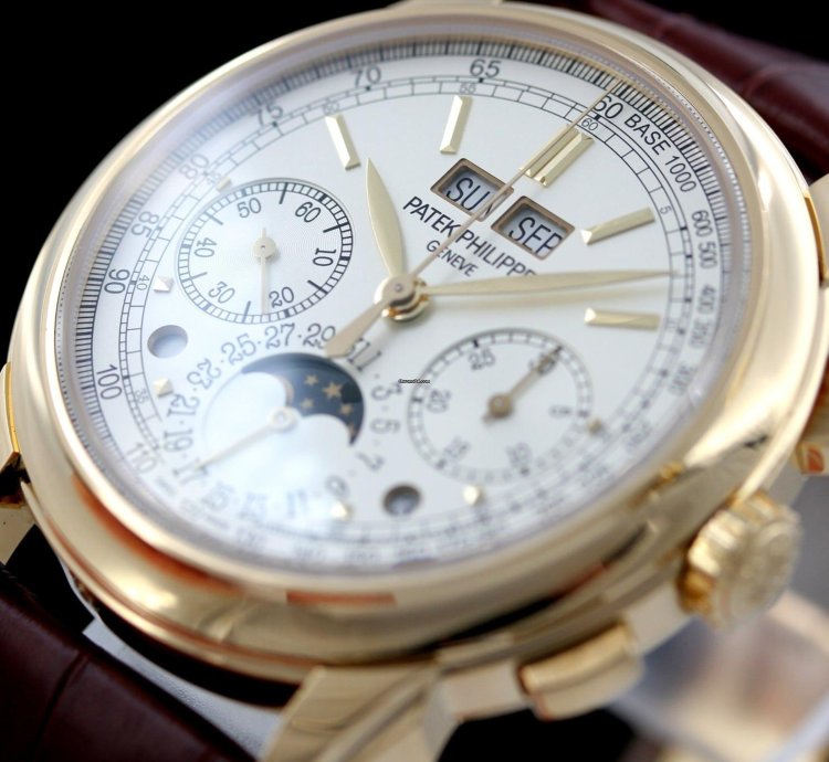 Patek Philippe Perpetual Calendar Chronograph 41mm Ewiger Kalender Mondphase Ref 5270j De Auslieferung