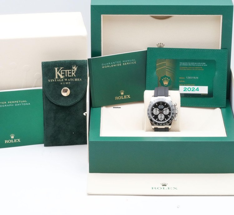 Rolex Daytona Ref 126519ln - Dial Black - New 2024 - Full Set