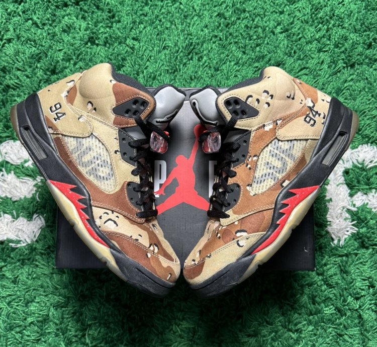 Jordan 5 Supreme Desert Camo