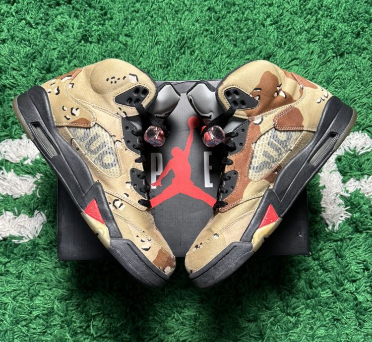 Jordan 5 Supreme Desert Camo