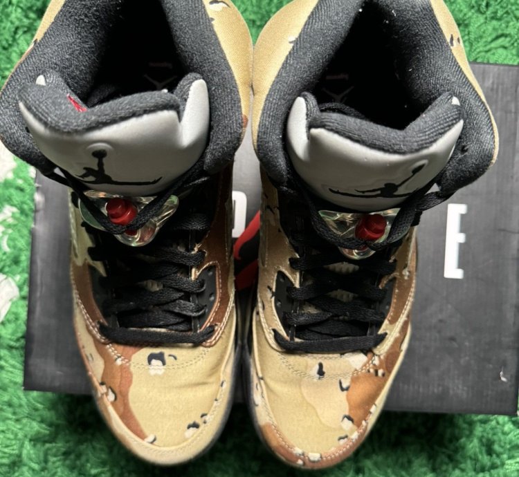Jordan 5 Supreme Desert Camo