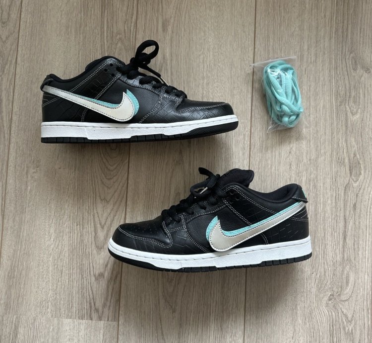 Nike Sb Dunk Low Diamond Supply Co Black Diamond