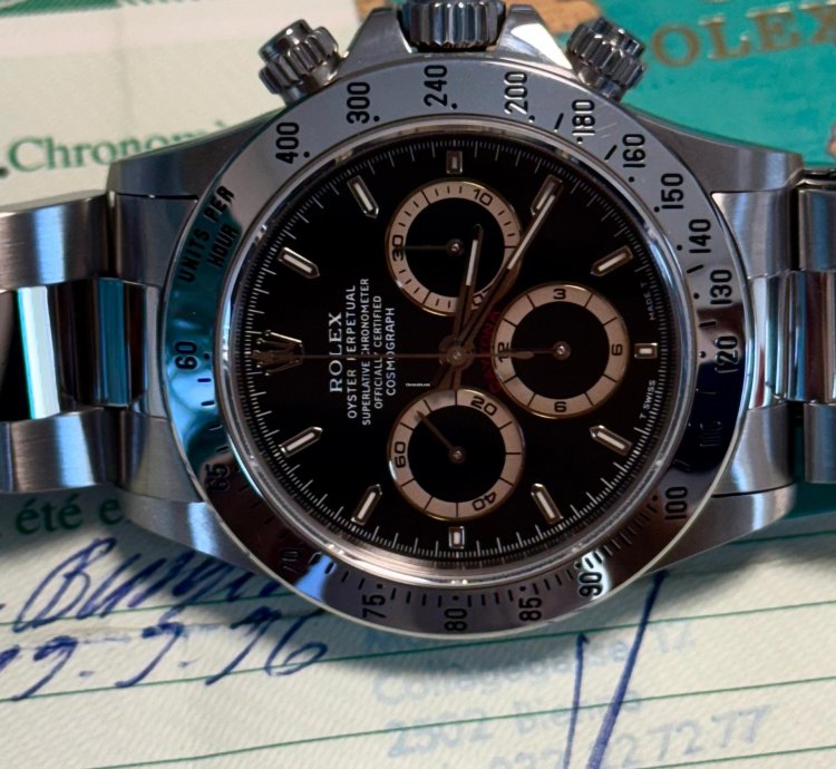 Rolex Daytona Ref 16520 Serial Patrizzi Dial Full Set Top Condition
