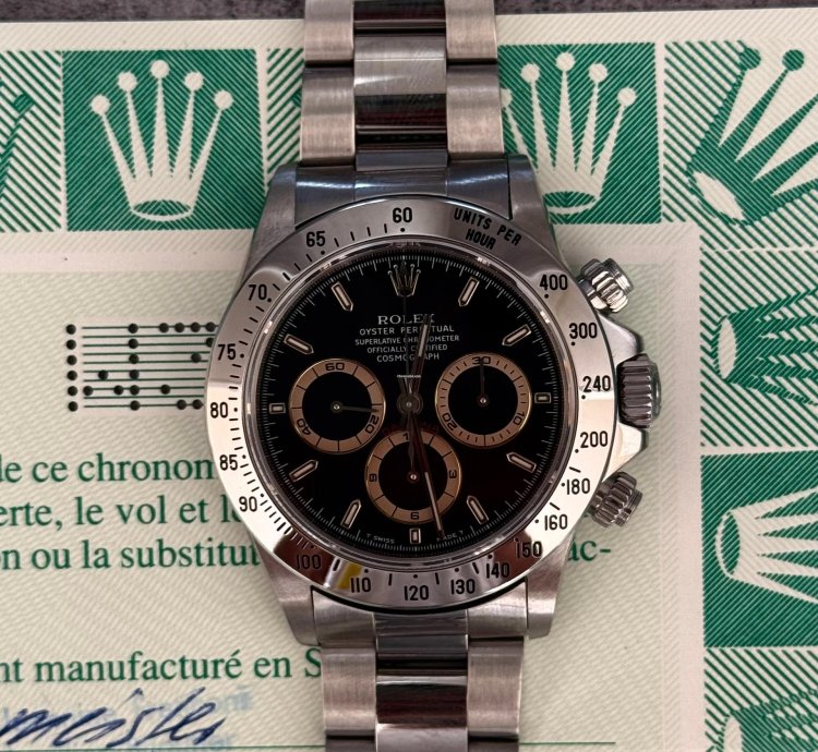 Rolex Daytona Ref 16520 Serial Patrizzi Dial Full Set Top Condition