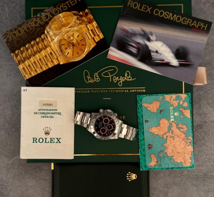 Rolex Daytona Ref 16520 Serial Patrizzi Dial Full Set Top Condition