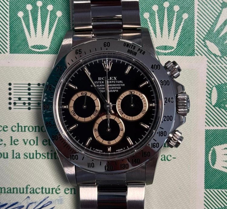 Rolex Daytona Ref 16520 Serial Patrizzi Dial Full Set Top Condition