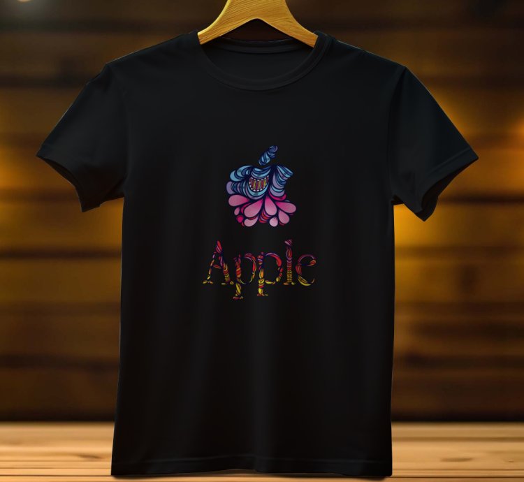 Aple Logo Mens Tshirt Size Usa