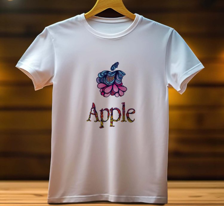 Aple Logo Mens Tshirt Size Usa