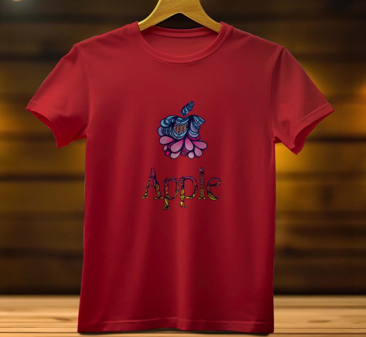Aple Logo Mens Tshirt Size Usa