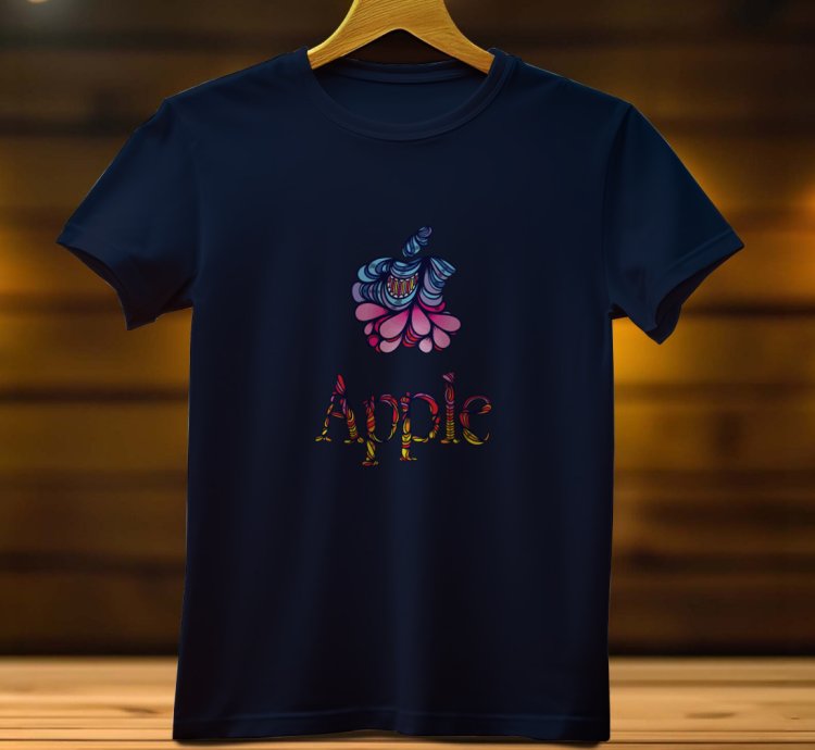 Aple Logo Mens Tshirt Size Usa