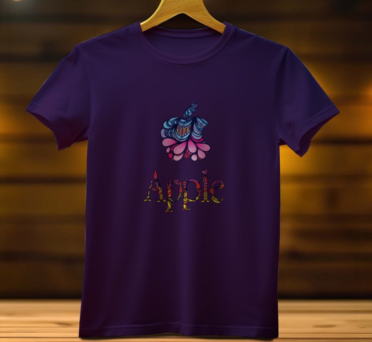 Aple Logo Mens Tshirt Size Usa