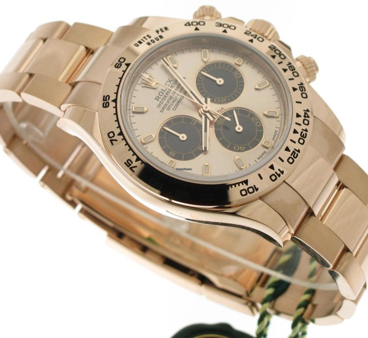 Rolex Daytona Rose Gold 18kt Sunburst Dial 116505
