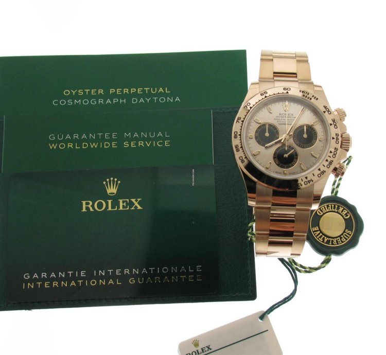 Rolex Daytona Rose Gold 18kt Sunburst Dial 116505