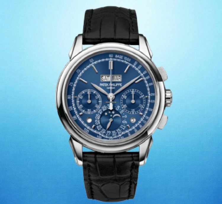 Patek Philippe Perpetual Calendar Chronograph 5270g-014 Blue Perpetual Calendar Chronograph