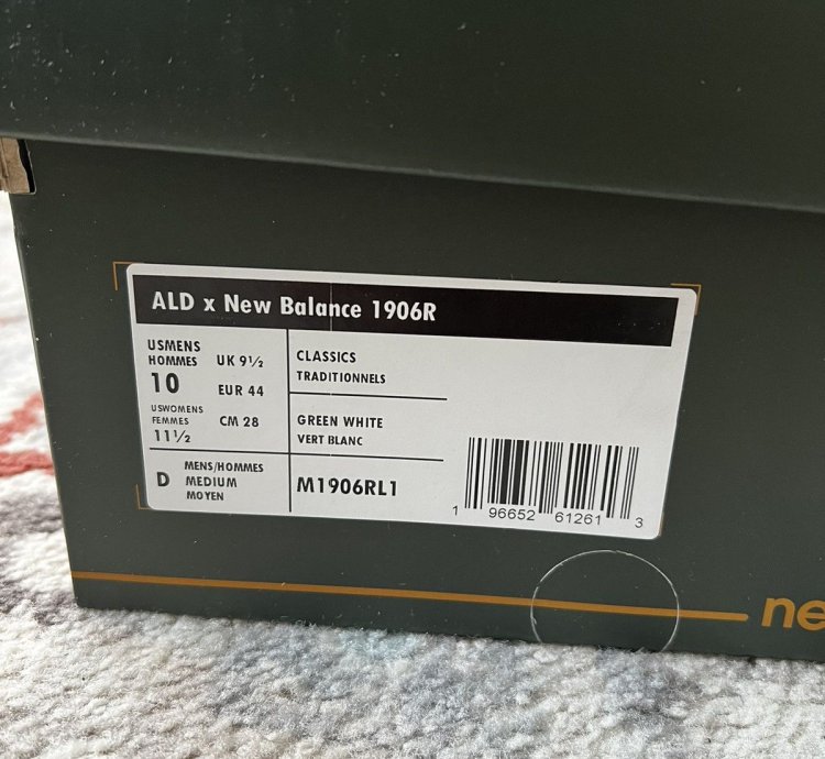 Ald New Balance 1906r - Green White