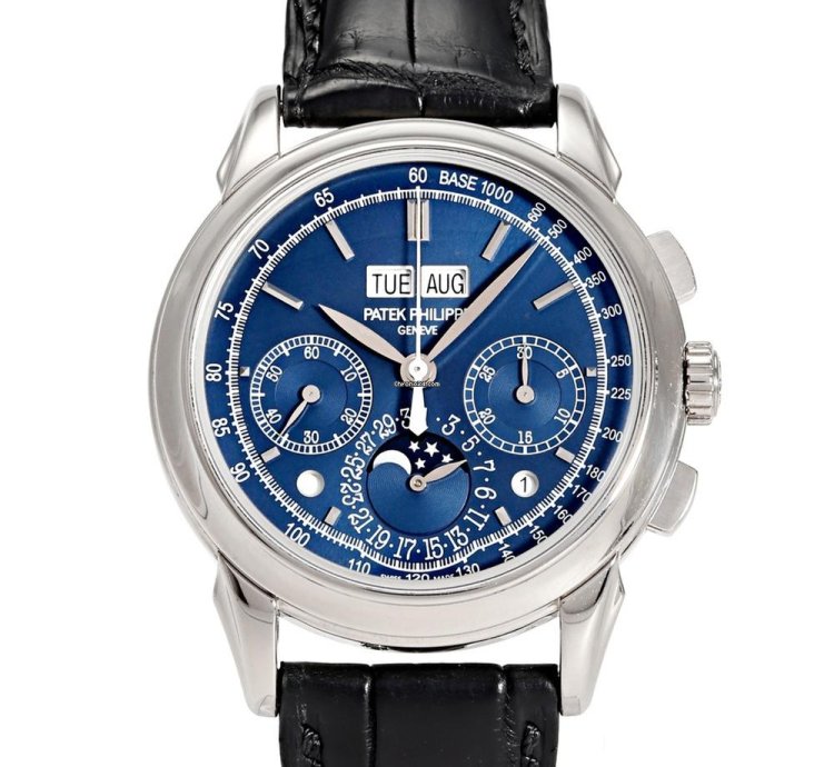 Patek Philippe Perpetual Calendar Chronograph 5270g-014 Manual Winding White Gold Good