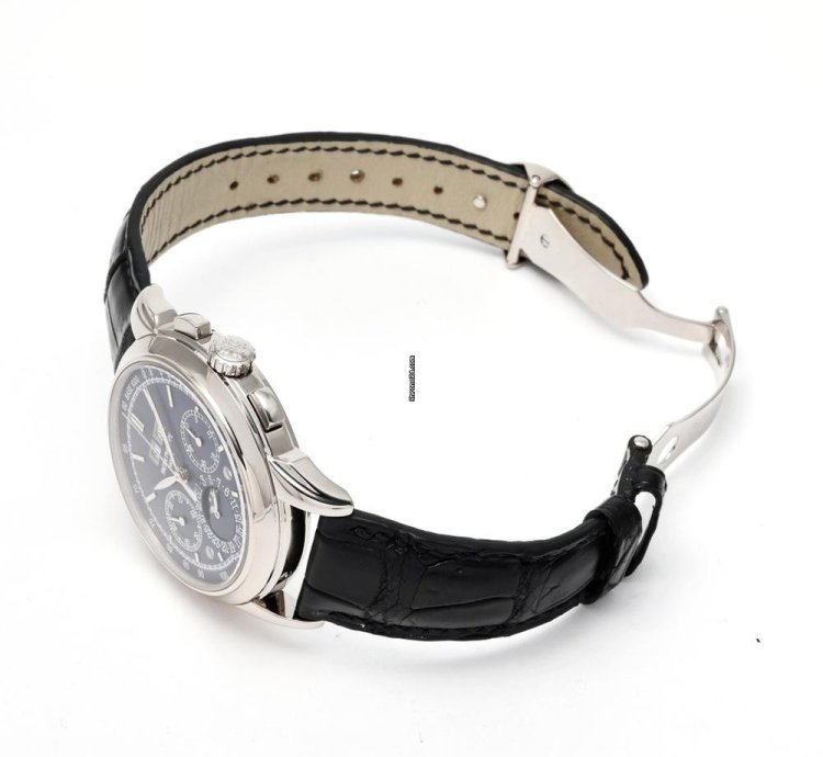 Patek Philippe Perpetual Calendar Chronograph 5270g-014 Manual Winding White Gold Good