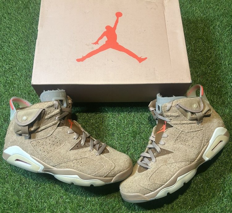 Jordan 6 Travis Scott Khaki