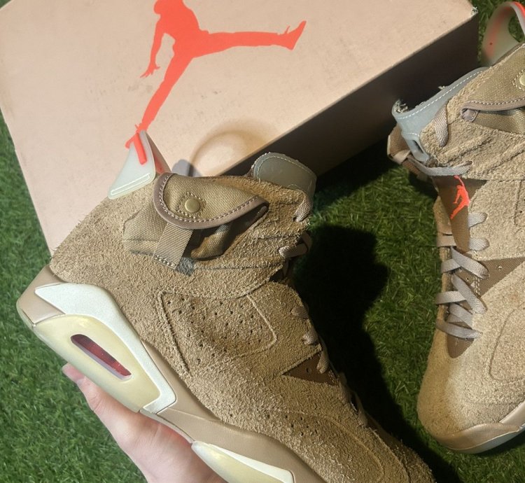 Jordan 6 Travis Scott Khaki