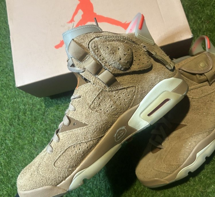 Jordan 6 Travis Scott Khaki
