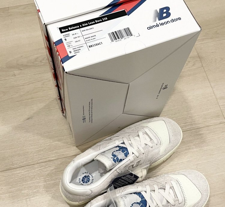 Ald New Balance 550 Basketball Oxfords Grey Size 9