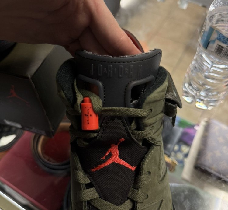 Jordan 6 Travis Scott Olive cn1084-200 Og Size 9