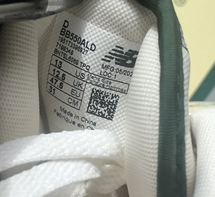 Ald New Balance 550 Green
