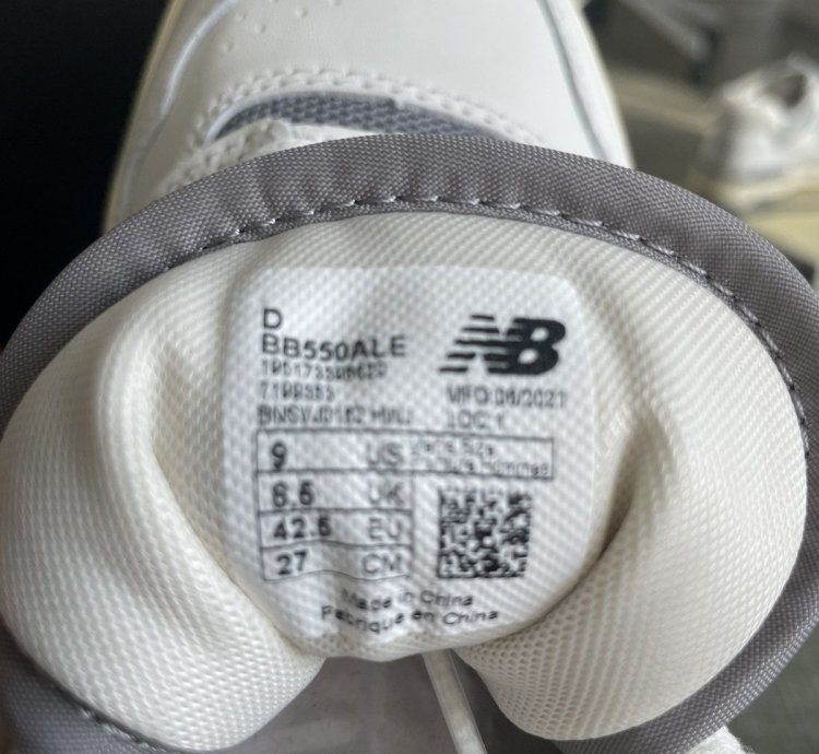 Ald New Balance 550 Grey Silver