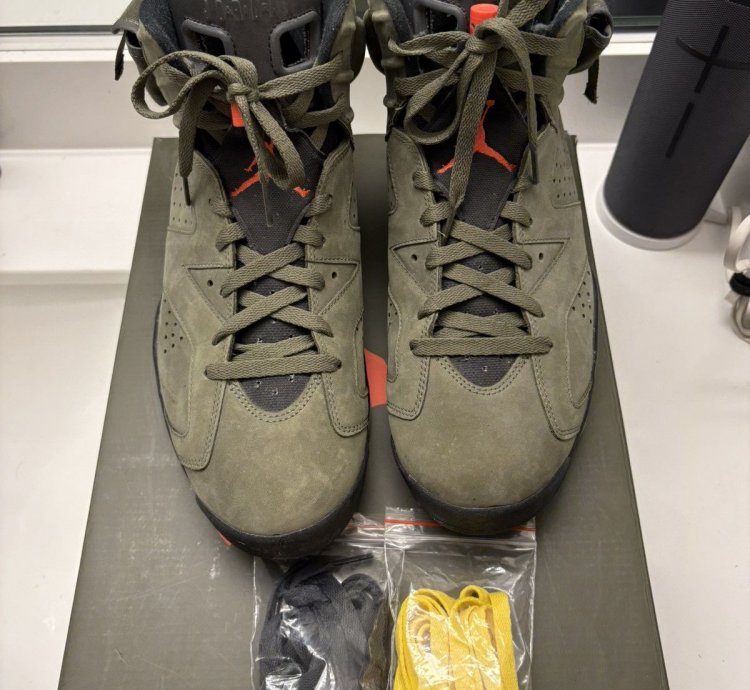 Jordan 6 Travis Scott Retro Olive