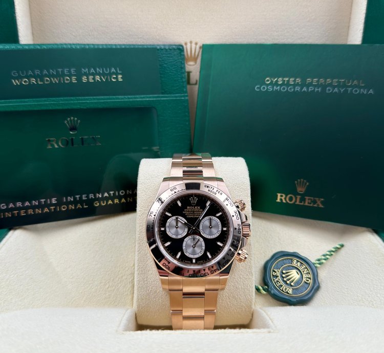 Rolex Daytona Rose Gold Black Dial 126505 Unworn 2024