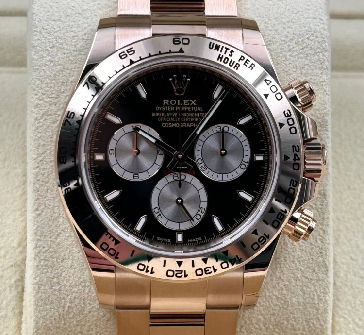 Rolex Daytona Rose Gold Black Dial 126505 Unworn 2024