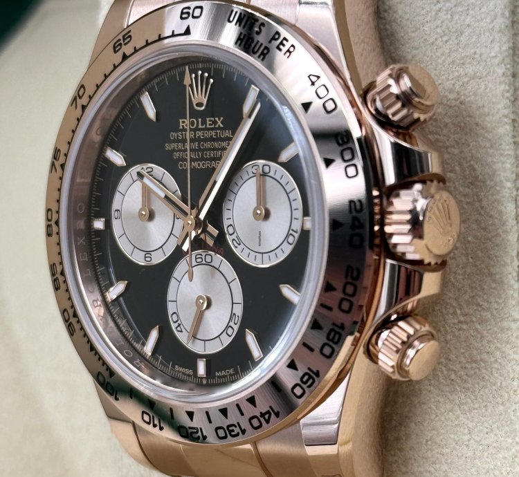 Rolex Daytona Rose Gold Black Dial 126505 Unworn 2024