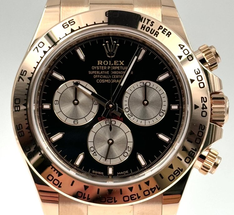 Rolex Daytona Rose Gold Black Dial 126505 Unworn 2024