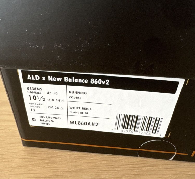 Ald New Balance 860 V2
