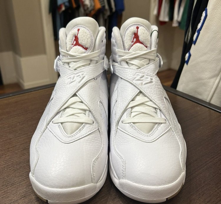 Jordan 8 Retro Ovo White