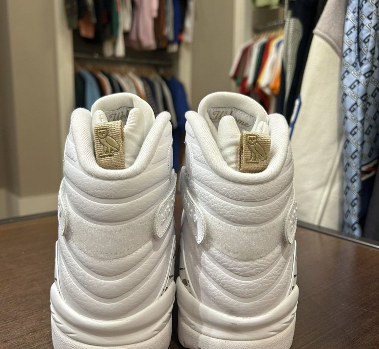 Jordan 8 Retro Ovo White