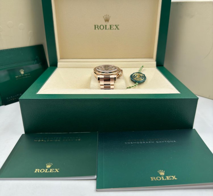 Rolex Daytona Rose Gold Black Diamond Dial 126505 Unworn 2024