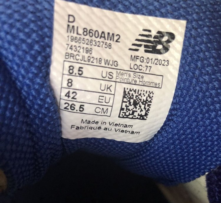 Ald New Balance 860v2 - In Hand