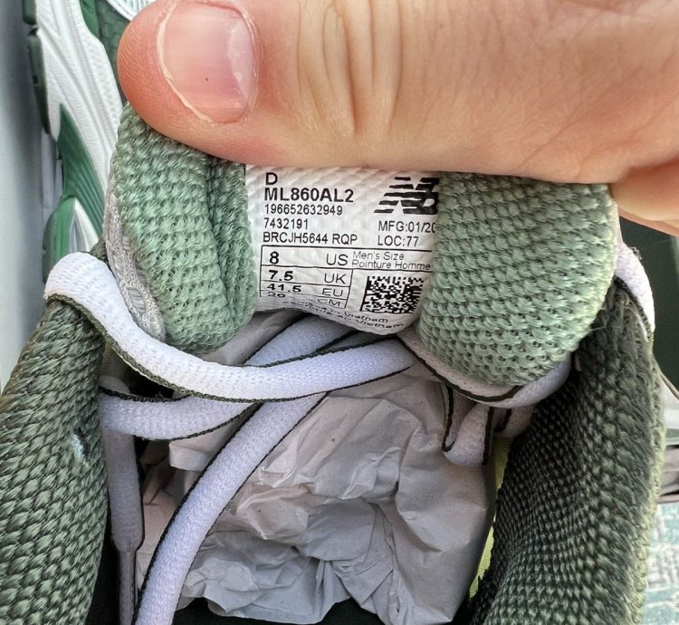 Ald New Balance 860v2 Green Aime Leon Dore Size 8