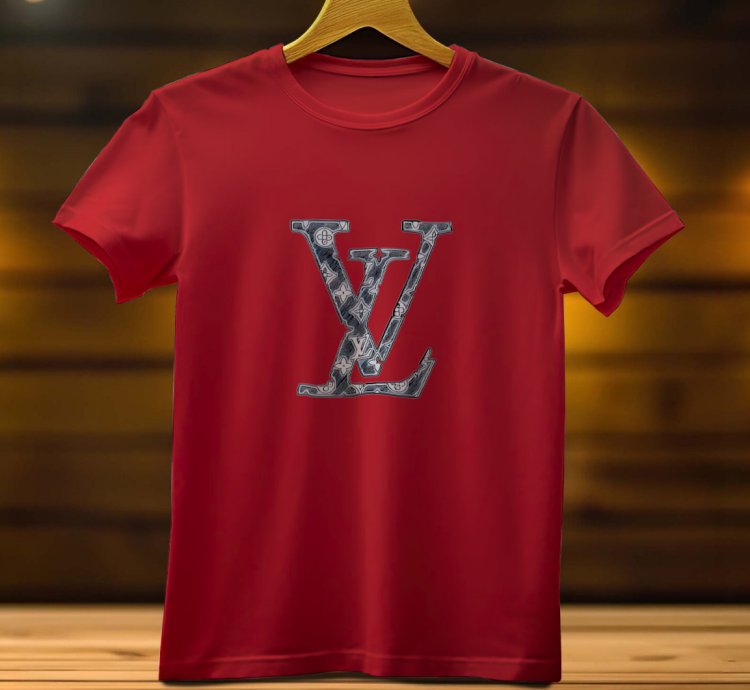 Lv Louis Vuitton Logo Mens Tshirt Size Usa