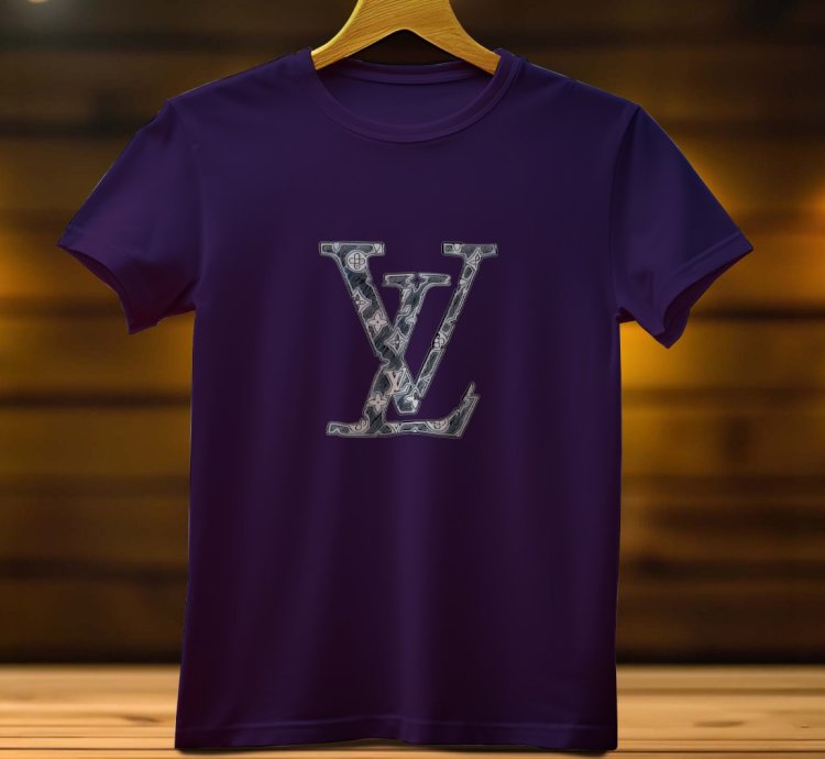 Lv Louis Vuitton Logo Mens Tshirt Size Usa