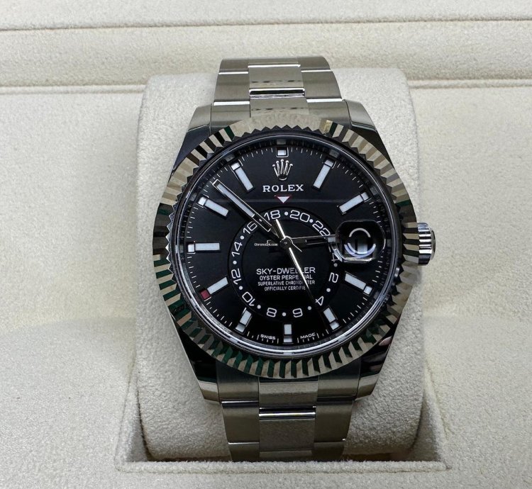 Rolex Sky-dweller New 2023 Unworn Sky Dweller Black Dial Oyster 42mm 326934