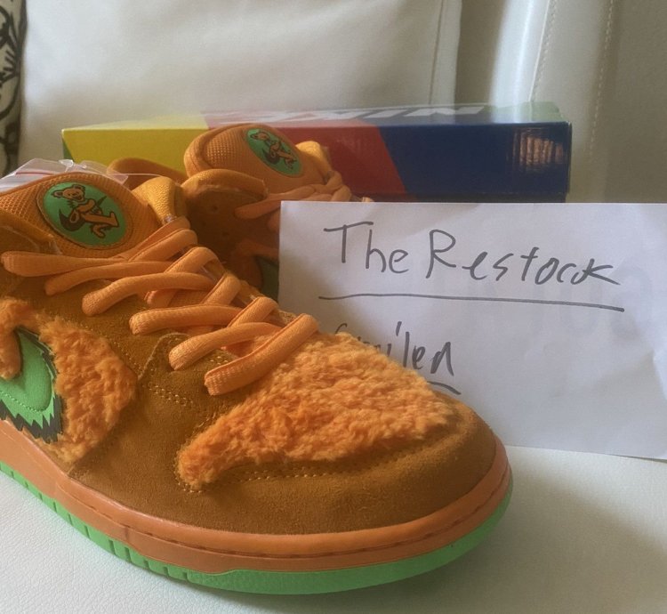 Nike Sb Dunk Low Grateful Dead Orange Ftc Sf