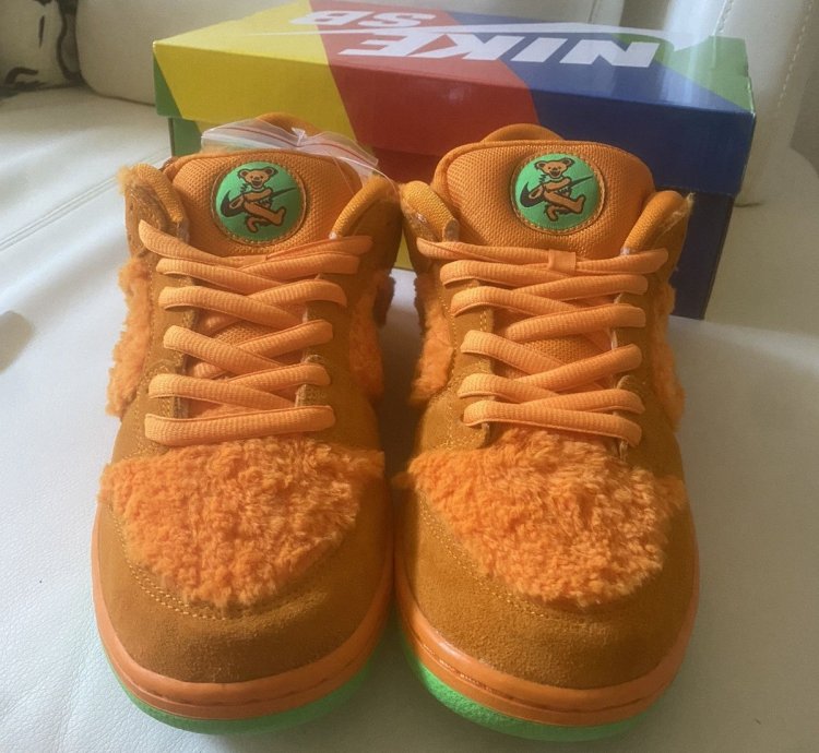 Nike Sb Dunk Low Grateful Dead Orange Ftc Sf