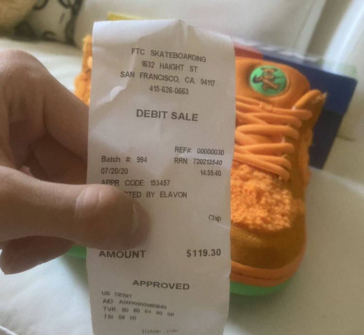 Nike Sb Dunk Low Grateful Dead Orange Ftc Sf