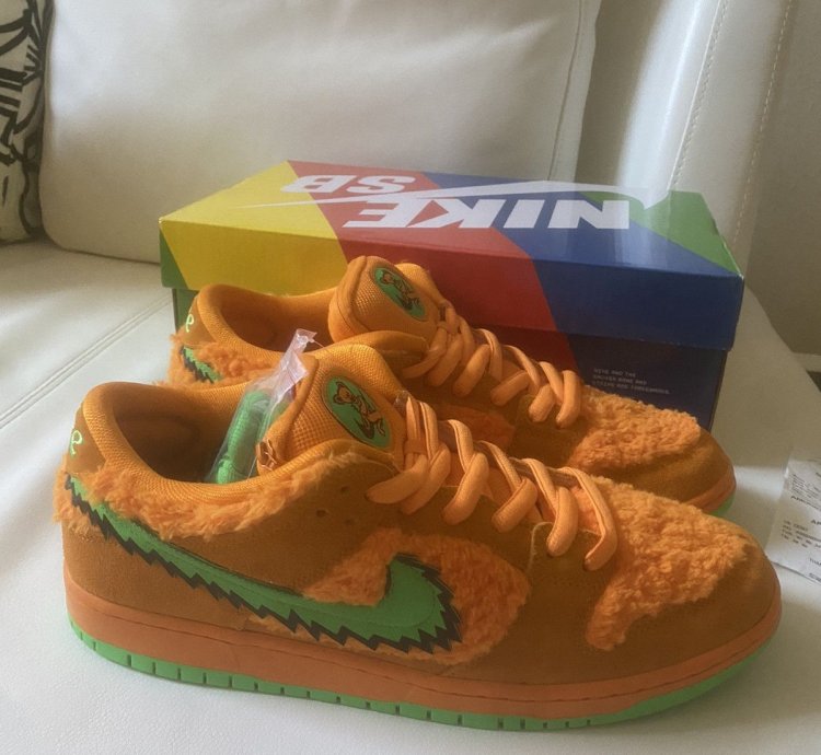 Nike Sb Dunk Low Grateful Dead Orange Ftc Sf